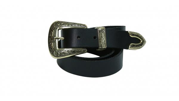 Cinturón de piel tipo vaquero