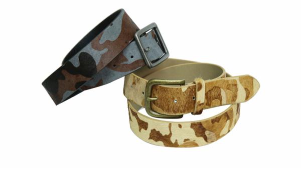 Cinturón de imitación de crin de caballo