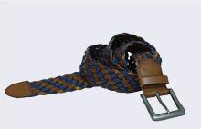 Cinturón trenzado para caballero
